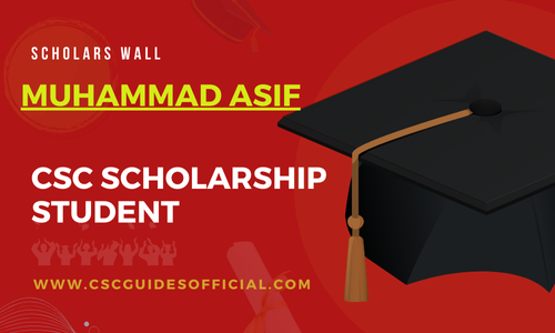 Muhammad Asif Admitted to Shanghai Ocean University || China CSC Scholarship 2025-2026 