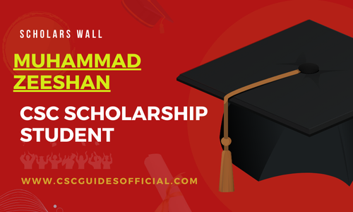 Muhammad Zeeshan Admitted to Huazhong Agriculture University || China CSC Scholarship 2025-2026 