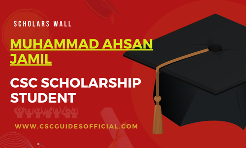 Muhammad Ahsan Jamil Admitted to Dalian Polytechnic University || China CSS Scholarship 2025-2026 