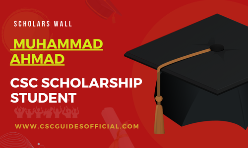 Muhammad Ahmad Admitted to University of Electronic Science and Technology of China (UESTC) || China CSC Scholarship 2025-2026
