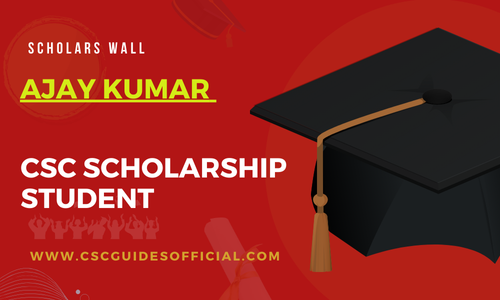 Ajay Kumar Admitted to Wuhan University of Technology || China CSC Scholarship 2025-2026 