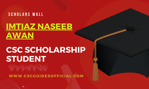 Imtiaz Naseeb Awan Admitted to the Nanjing University (NJU) || China Scholarship 2025-2026