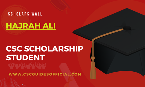 Hajrah Ali Admitted to the Lanzhou university  || China Scholarship 2025-2026 