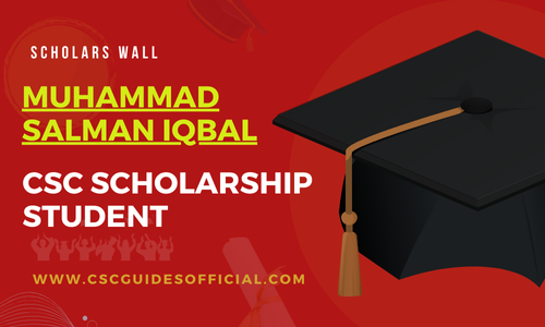 Muhammad Salman Iqbal Admitted to the China Agricultural University (CAU) || China Scholarship 2025-2026 