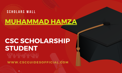 Muhammad Hamza Admitted to the East China University of Science and Technology (ECUST) || China Scholarship 2025-2026